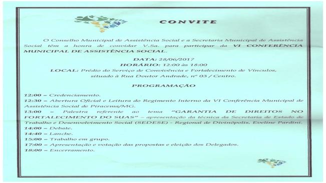 CONVITE.
